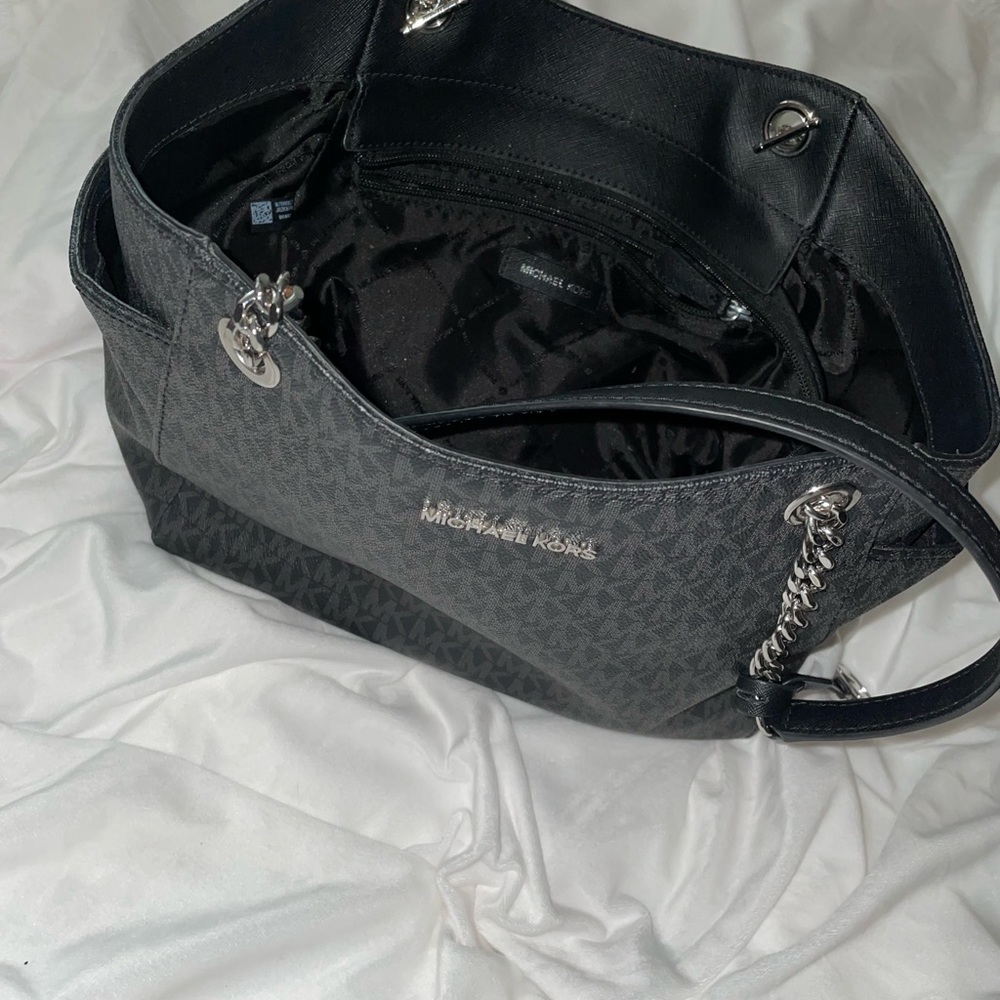 Black monogrammed Michael Kors Purse